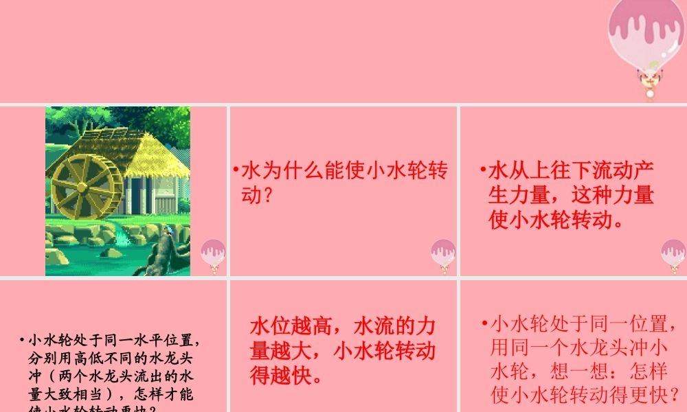 三年级科学上册 第10课 流动的水课件3 冀教版-冀教版小学三年级上册自然科学课件