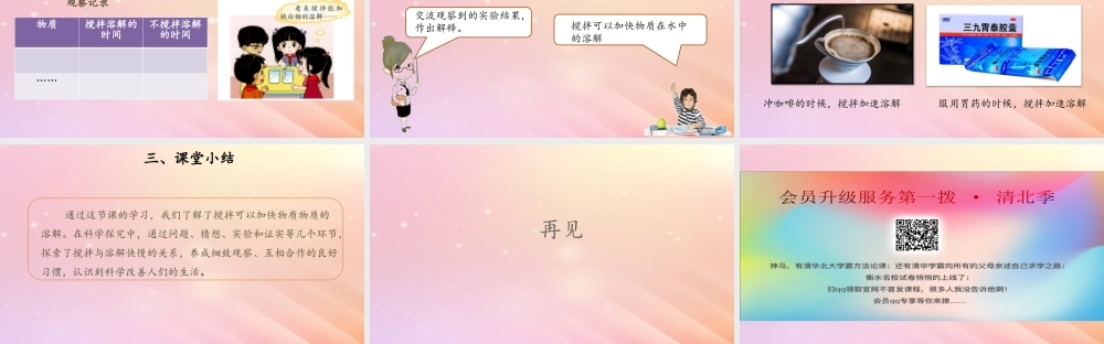 三年级科学上册 第三单元 溶解的秘密 2 溶解与搅拌课件 大象版-大象版小学三年级上册自然科学课件