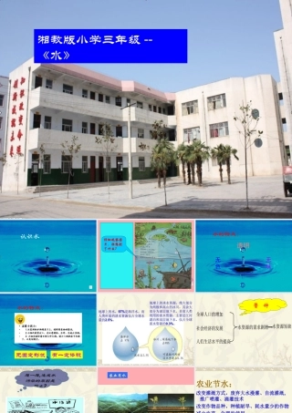 三年级科学上册 4.1 认识水课件3 湘教版-湘教版小学三年级上册自然科学课件