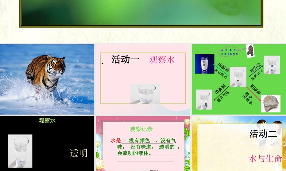 三年级科学上册 第11课《节约用水》课件（3） 冀教版-冀教版小学三年级上册自然科学课件