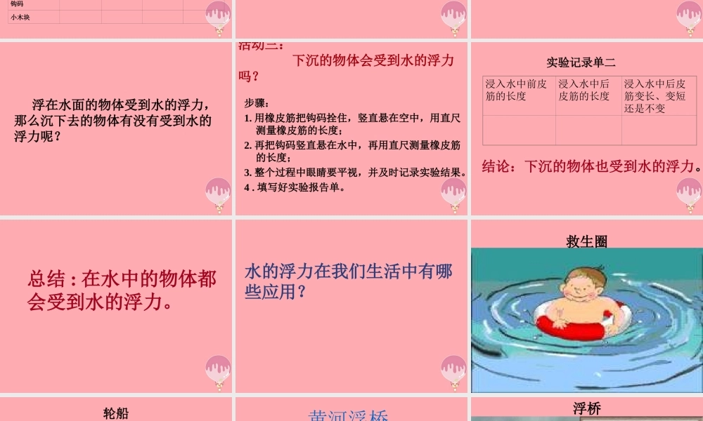 三年级科学上册 4.2 有趣的浮沉现象课件2 青岛版五四制-青岛版小学三年级上册自然科学课件