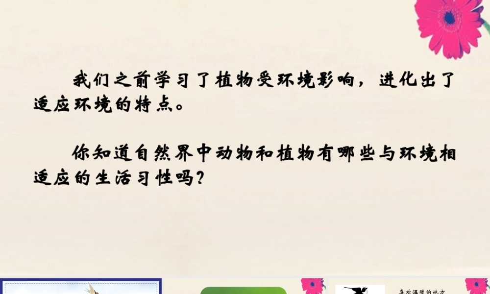 三年级科学下册 第2单元《动植物对环境的适应》7 燕子南飞课件 冀人版-人教版小学三年级下册自然科学课件