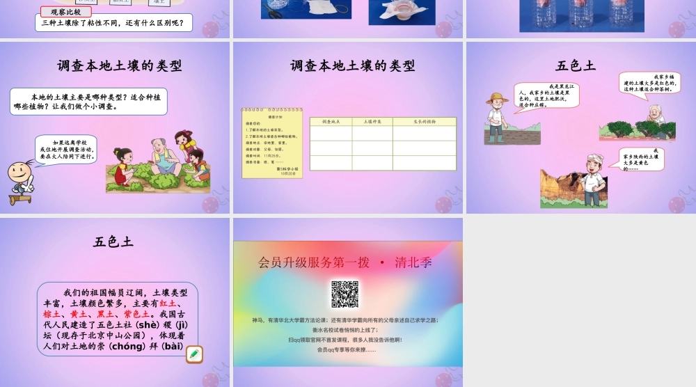 三年级科学上册 第三单元 土壤 3.3 土壤的种类课件 湘科版-人教版小学三年级上册自然科学课件