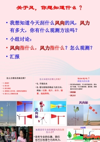 三年级科学上册 第13课《风》课件（3） 冀教版-冀教版小学三年级上册自然科学课件