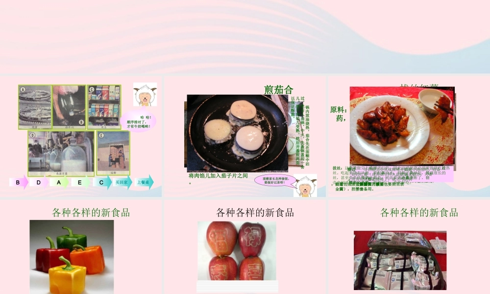 三年级科学上册 第16课《食品的加工》课件（2） 冀教版-冀教版小学三年级上册自然科学课件