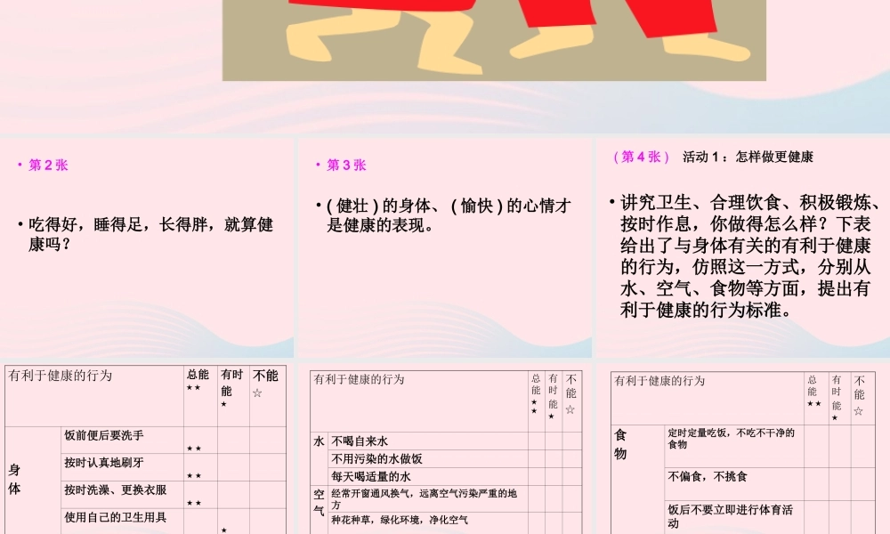 三年级科学上册 第17课《保持健康》课件（2） 冀教版-冀教版小学三年级上册自然科学课件