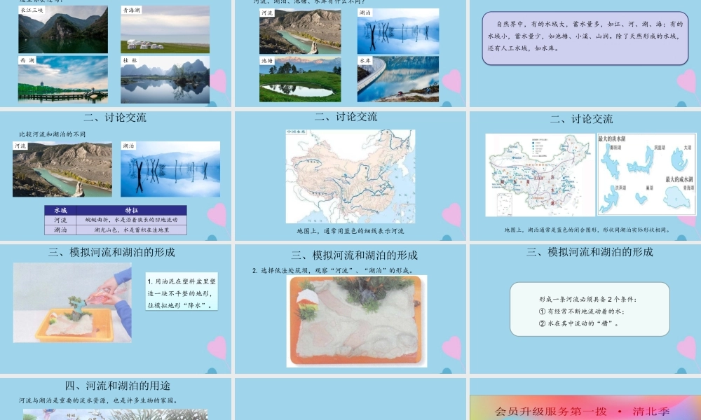 三年级科学上册 第四单元 地球上的水资源 12 河流与湖泊课件（新版）苏教版-（新版）苏教版小学三年级上册自然科学课件