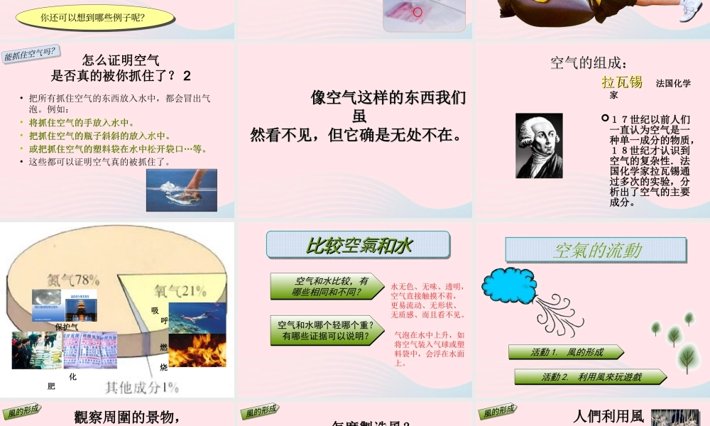 三年级科学上册 4.5《我们周围的空气》课件（2） 教科版-教科版小学三年级上册自然科学课件