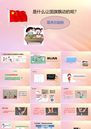 三年级科学上册 第一单元 小小气象员 2 辨认风向教学课件 大象版-大象版小学三年级上册自然科学课件