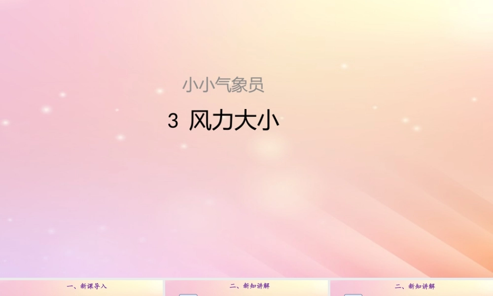 三年级科学上册 第一单元 小小气象员 3 风力大小教学课件 大象版-大象版小学三年级上册自然科学课件