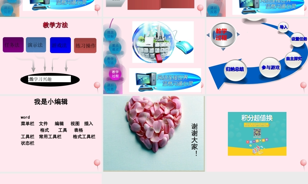 三年级信息技术下册 第16课《我是小编辑》课件 冀教版-冀教版小学三年级下册信息技术课件