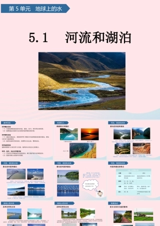 三年级科学上册 第五单元 地球上的水 第18课河流和湖泊课件 青岛版六三制-青岛版小学三年级上册自然科学课件