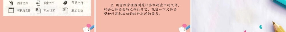 三年级信息技术下册 第二单元 文件管理 第4课《查看文件内容》课件 新人教版-新人教版小学三年级下册信息技术课件