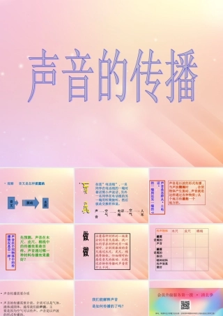 三年级科学上册 第五单元 奇妙的声音 2 声音的传播课件 大象版-大象版小学三年级上册自然科学课件