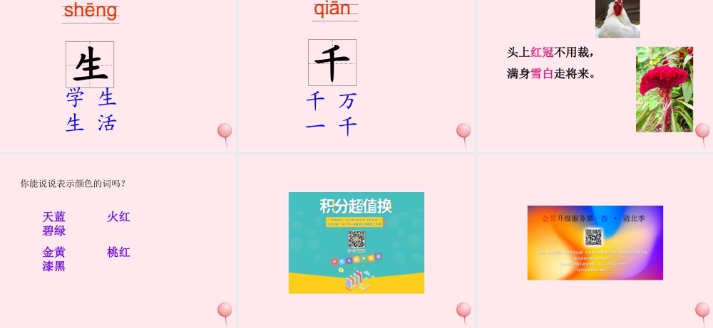 一年级语文下册 阅读八《画鸡》课件2 教科版-教科版小学一年级下册语文课件