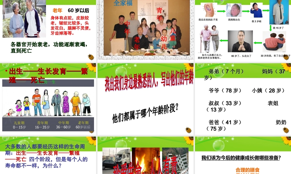 三年级科学下册 动物的生命周期 7 我们的生命周期课件 教科版-教科版小学三年级下册自然科学课件