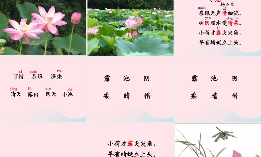 一年级语文下册 阅读二 第4课《古诗两首》（所见）课件1 教科版-教科版小学一年级下册语文课件