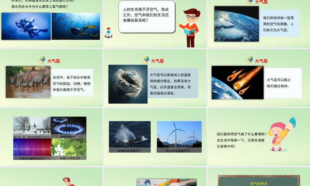 三年级科学上册 空气 8 《空气和我们的生活》课件 教科版-教科版小学三年级上册自然科学课件