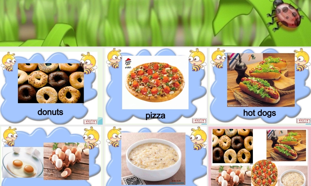 三年级英语上册 Lesson amburgers and French fries课件1 冀教版（一起）-冀教级上册英语课件