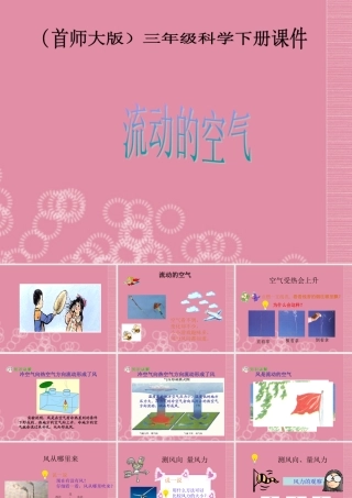 三年级科学下册 流动的空气 2课件 首师大版