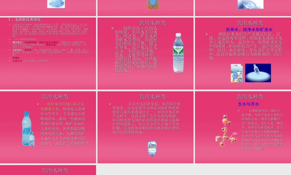 三年级科学上册 认识水课件2 青岛版