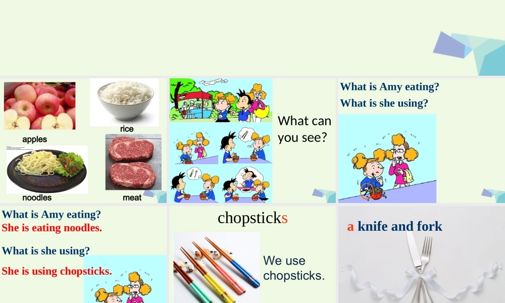 三年级英语上册 Module 1 Unit 1 Do you use chopsticks in England课件4 外研版（一起）-外研版小学三年级上册英语课件