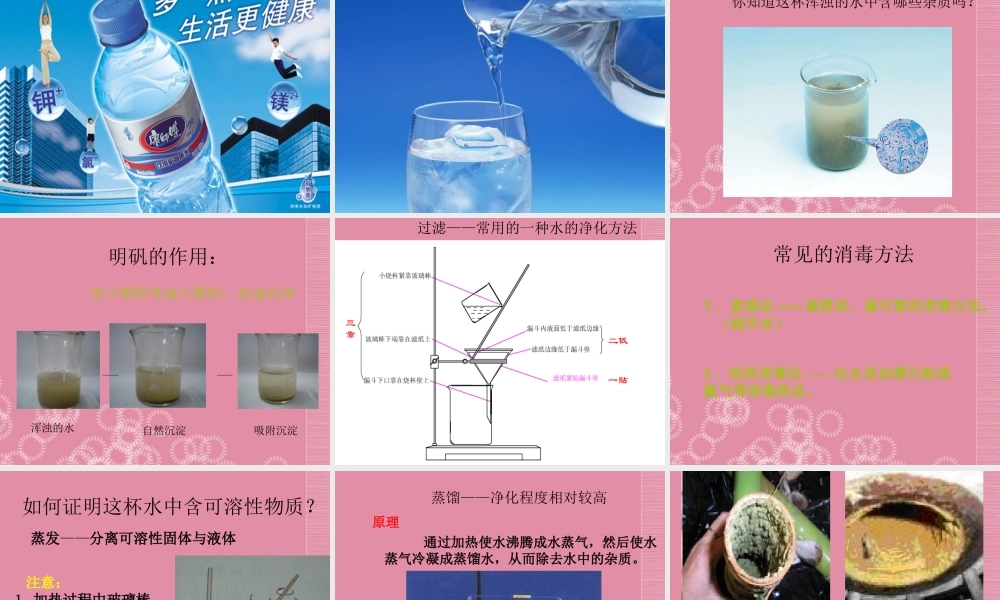 三年级科学下册 水的净化 4课件 首师大版