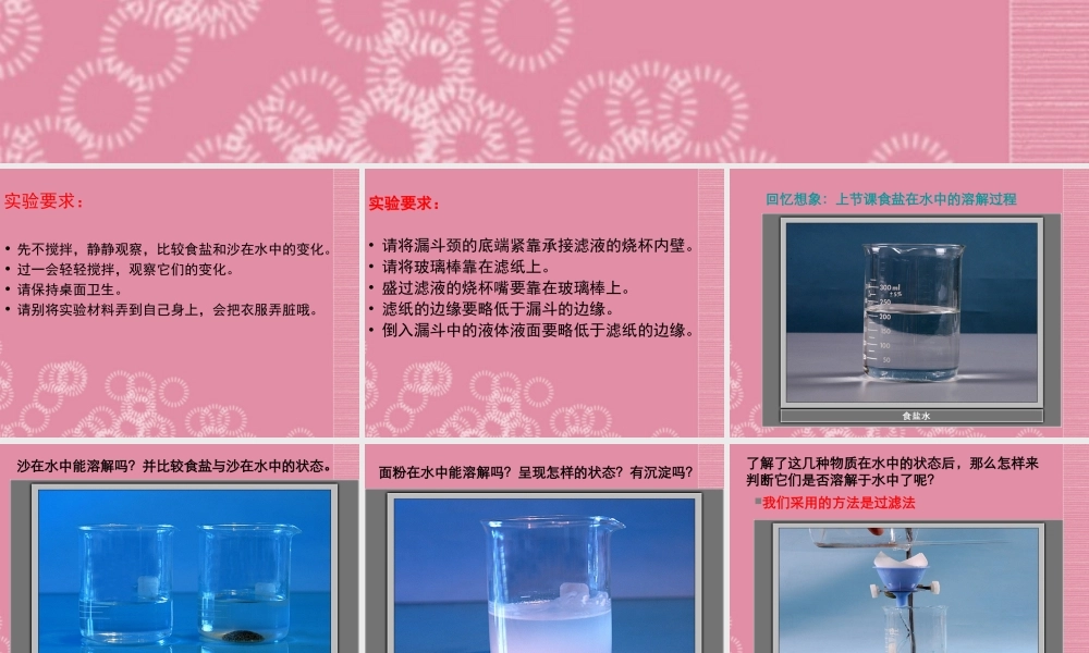 三年级科学下册 水能溶解一些物质 2课件 首师大版