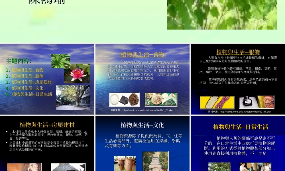 三年级科学下册 四 植物和我们 1《植物和我们的生活》课件2 新人教版-新人教版小学三年级下册自然科学课件