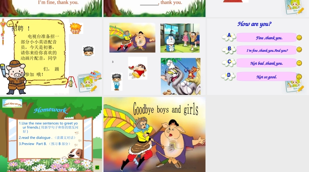 三年级英语上册 Module 1 Unit 2(2)课件 外研版