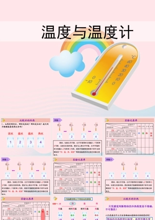 三年级科学下册 温度与水的变化 1《温度和温度计》课件2 教科版-教科版小学三年级下册自然科学课件