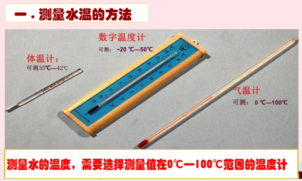 三年级科学下册 温度与水的变化 2 测量水的温度课件2 教科版-教科版小学三年级下册自然科学课件