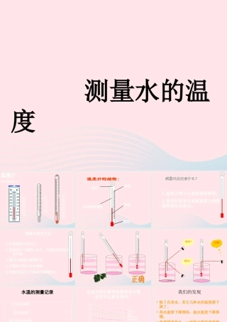 三年级科学下册 温度与水的变化 2《测量水的温度使用》课件2 教科版-教科版小学三年级下册自然科学课件