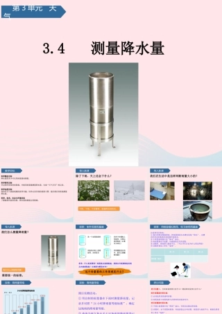 三年级科学上册 天气 4测量降水量课件 教科版-教科版小学三年级上册自然科学课件