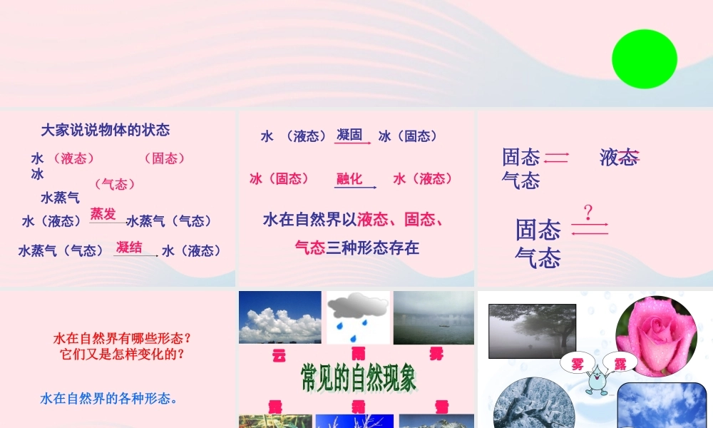 三年级科学下册 温度与水的变化 7《水的三态变化》课件 教科版-教科版小学三年级下册自然科学课件
