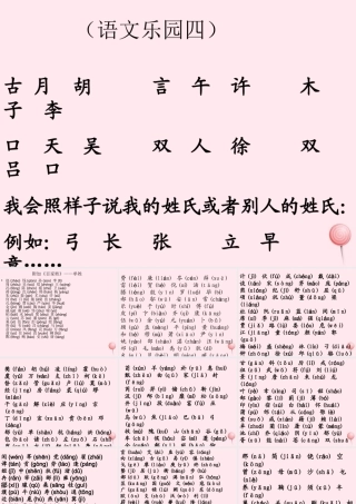 一年级语文下册《语文乐园四》课件 鄂教版-鄂教版小学一年级下册语文课件