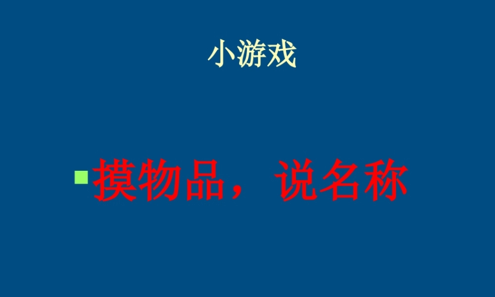 三年级科学上册 怎样认识物体课件1 青岛版