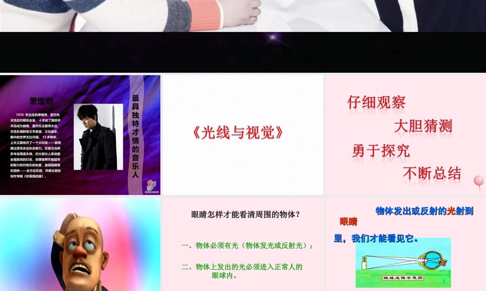 三年级科学下册 5.5《光线与视觉》课件3 湘教版-湘教版小学三年级下册自然科学课件