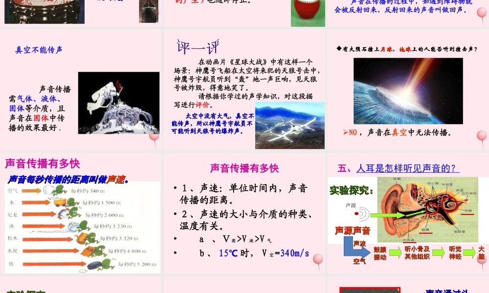 三年级科学下册 第二单元 第6课《声音与生活》课件 冀教版-冀教版小学三年级下册自然科学课件