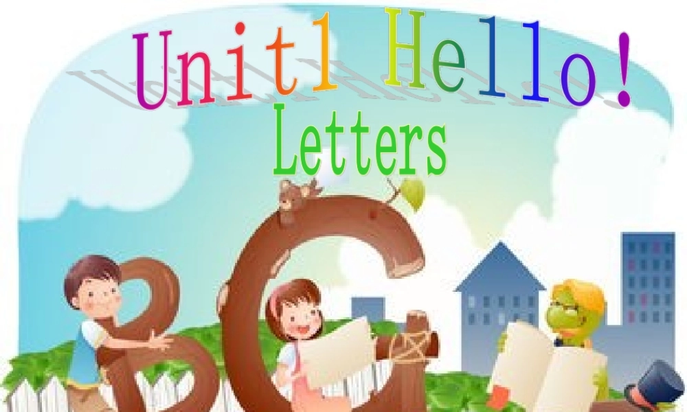 三年级英语上册 Unit 1 hello（第3课时）字母课件 人教PEP版-人教PEP小学三年级上册英语课件