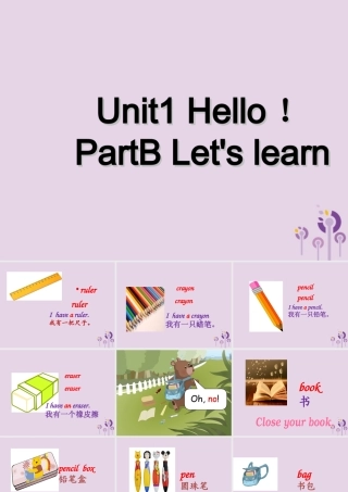 三年级英语上册 Unit 1 Hello（第4课时）课件2 人教PEP版-人教PEP小学三年级上册英语课件