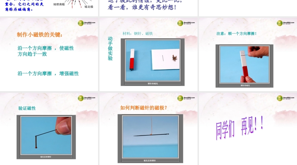 三年级科学下册 制作小磁针课件 大象版