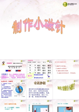 三年级科学下册 制作小磁针课件 大象版