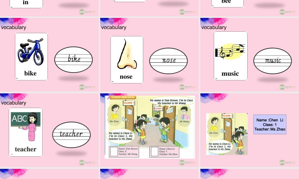 三年级英语上册 Unit 1 lesson 1课件 人教新起点