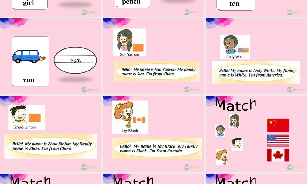 三年级英语上册 Unit 1 lesson 4课件 人教新起点