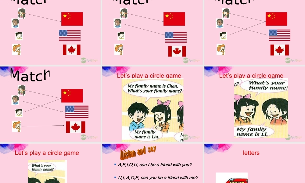 三年级英语上册 Unit 1 lesson 4课件 人教新起点