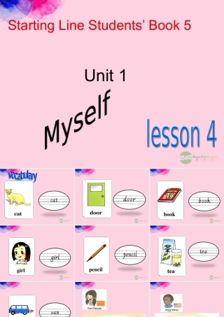 三年级英语上册 Unit 1 lesson 4课件 人教新起点