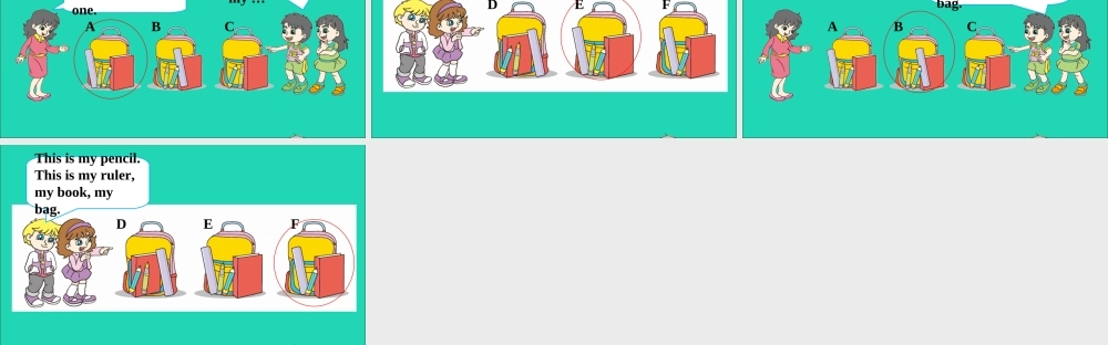 三年级英语上册 Unit 2 This is my pencil Lesson 12课件+素材 人教精通版（三起）