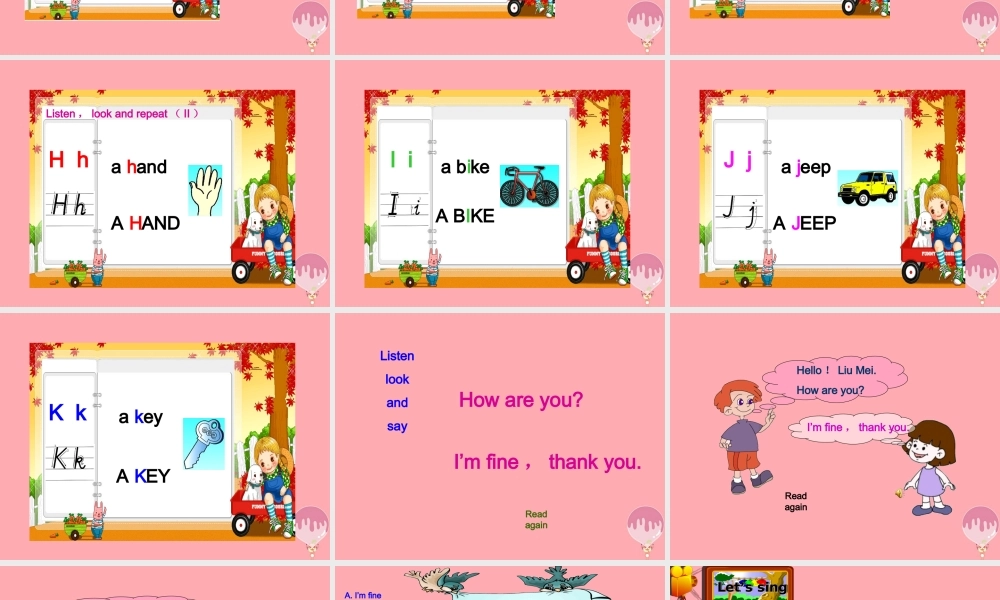 三年级英语上册 Unit 1 School and Numberslesson 3  how are you课件 冀教版（三起）-冀教版小学三年级上册英语课件