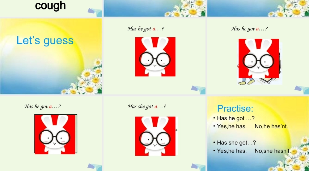 三年级英语上册 Module 7 Unit 2 She’s got a cold课件1 外研版（一起）-外研版小学三年级上册英语课件